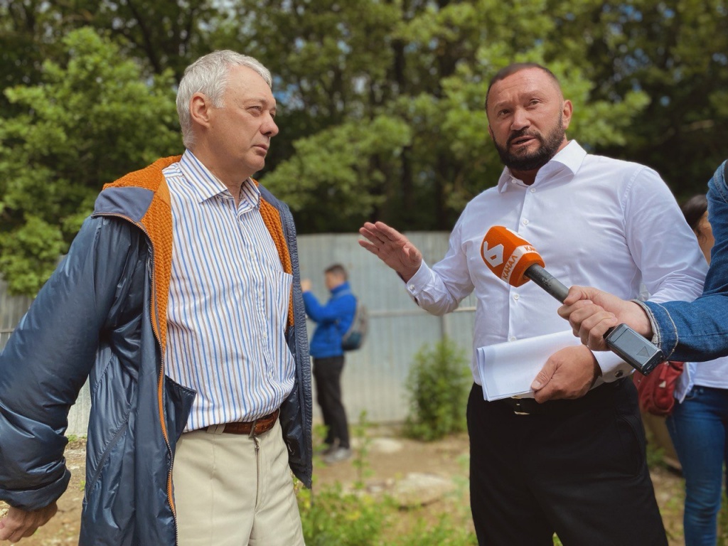 Герман Елянюшкин и Игорь Другов на стройке Дуброва парк 2 Герман Елянюшкин и Игорь Другов на стройке Дуброва парк 2