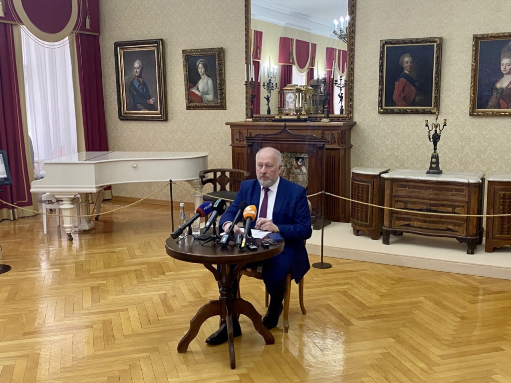 Рыбаков Сергей, брифинг о планах реставрации памятников в 2022-2023 годах, 4-е мая 2022 года