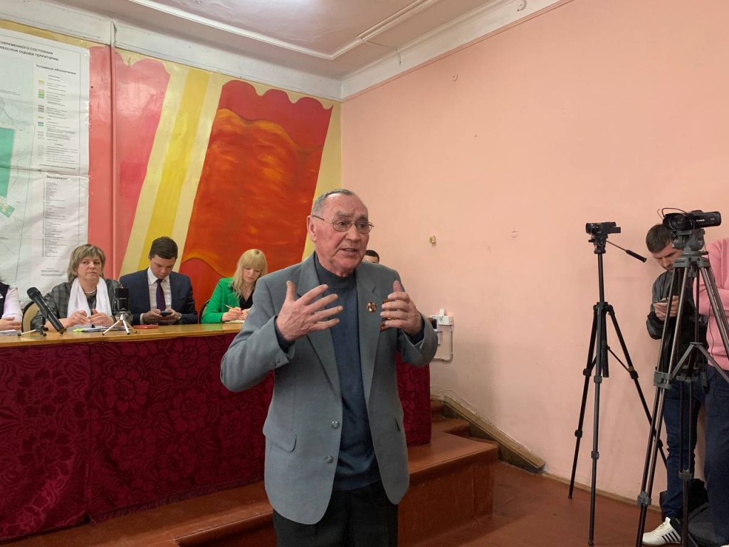Публичные слушания по изменениям в Устав Курлово, возвращение прямых выборов главы города. 21 апреля 2022 года. Фото Софии Летки / издание «Чеснок».